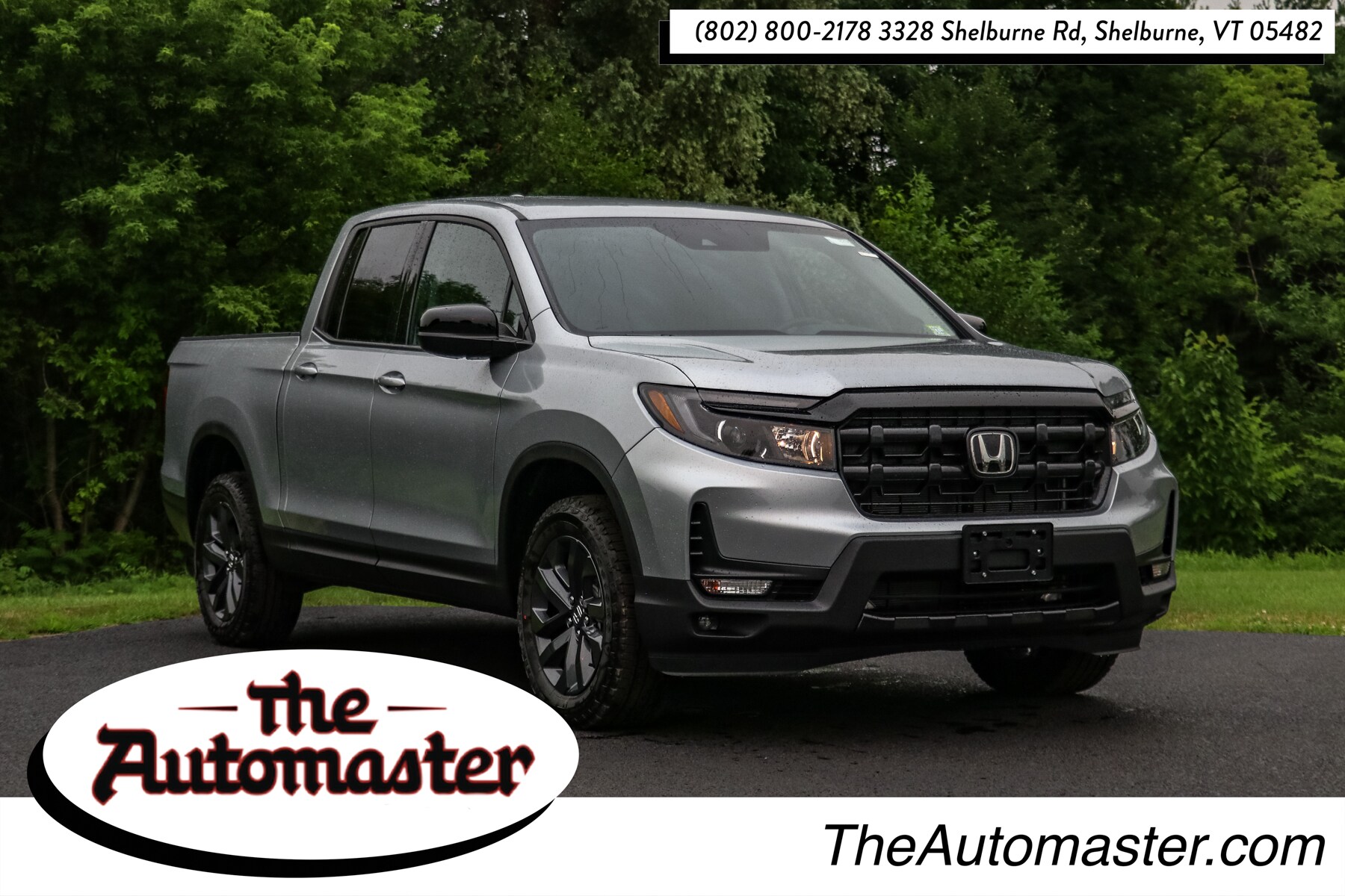 Solar Silver 2026 Honda Ridgeline Pickup Truck All-Wheel Drive Automatic