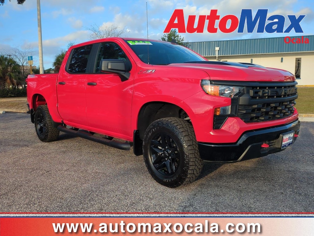 Used 2024 Chevrolet Silverado 1500 Custom Trail Boss Truck Crew Cab