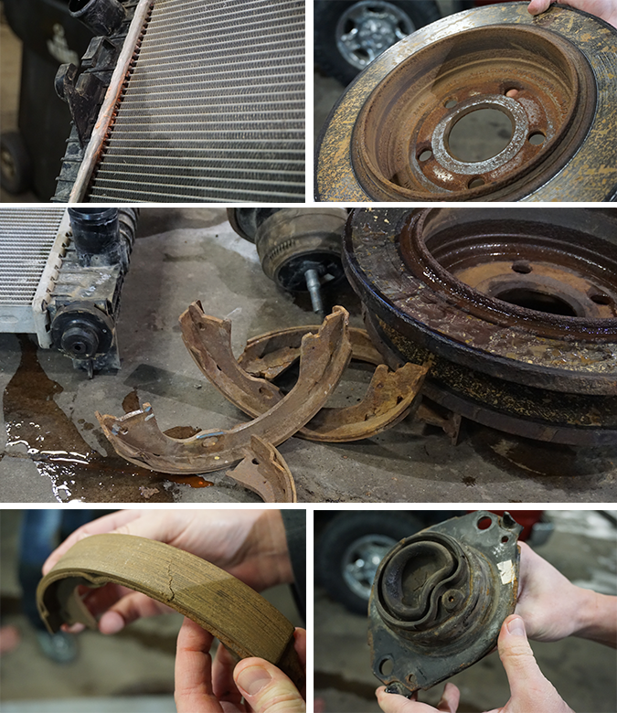 old car parts