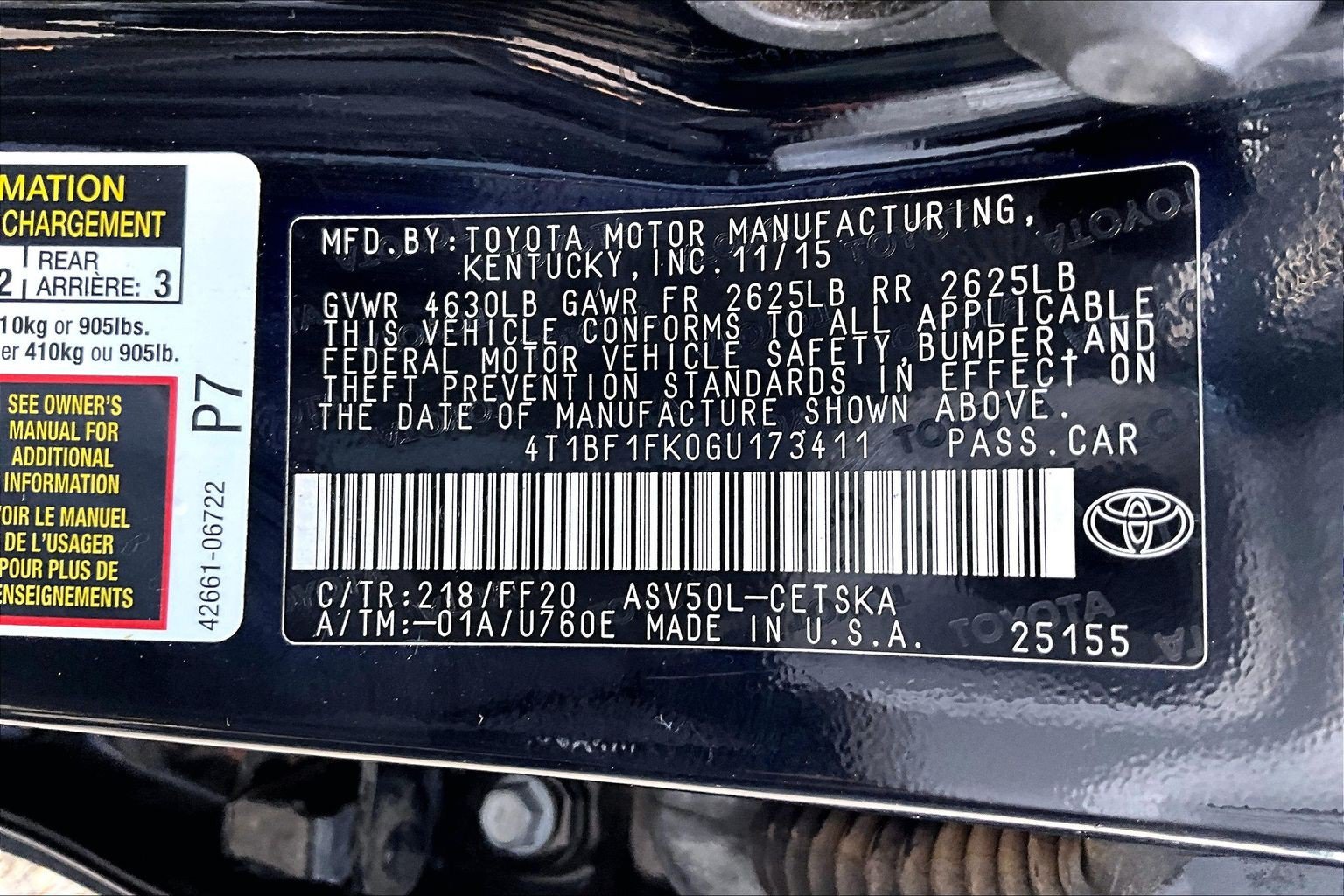 2016 Toyota Camry Special Edition - Photo 18