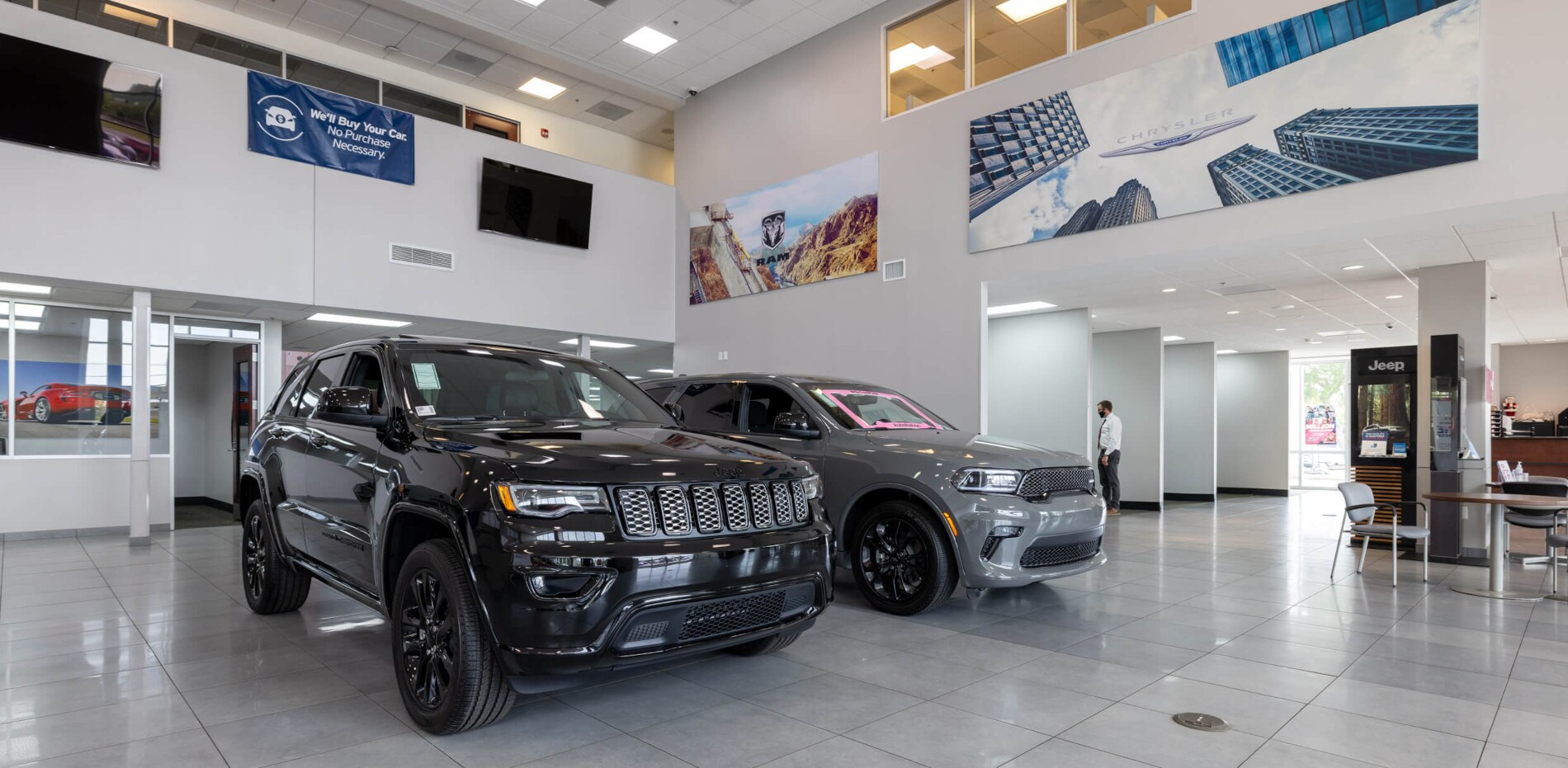 Take the short 22-mile trip to visit us at Jubilee Chrysler Dodge Jeep Ram for your next pre-owned vehicle Jubilee Chrysler Dodge Jeep Ram's pre-owned inventory