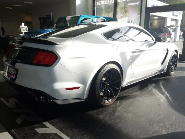 This GT350 has on 8,300 miles on it — that’s almost brand new!