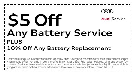 Audi dallas service coupons