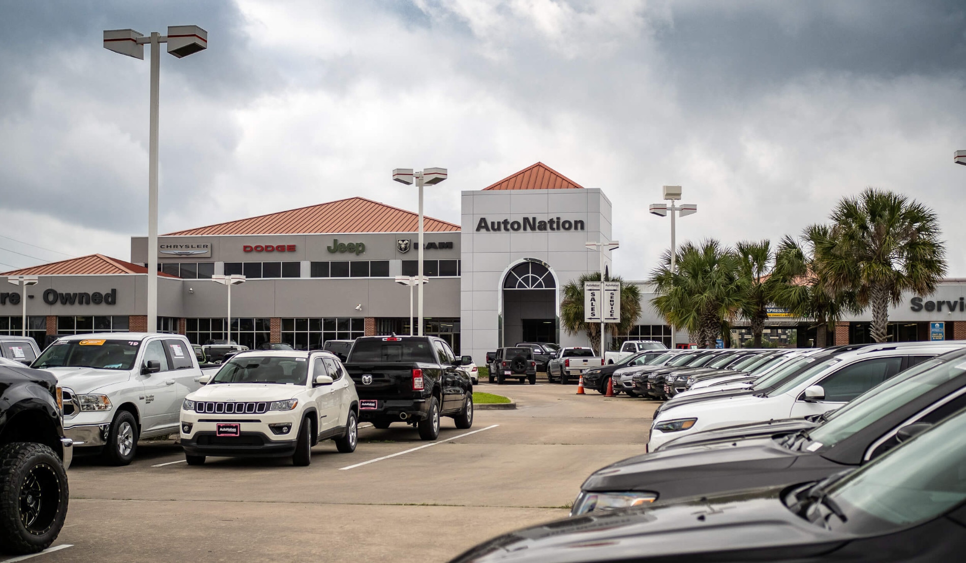 Hello Houston. Visit us at AutoNation Chrysler Dodge Jeep Ram Katy and test drive your new Chrysler, Dodge, Jeep, or Ram. Only 52 minutes away New Chrysler, Dodge, Jeep, or Ram inventory available at AutoNation Chrysler Dodge Jeep Ram Katy