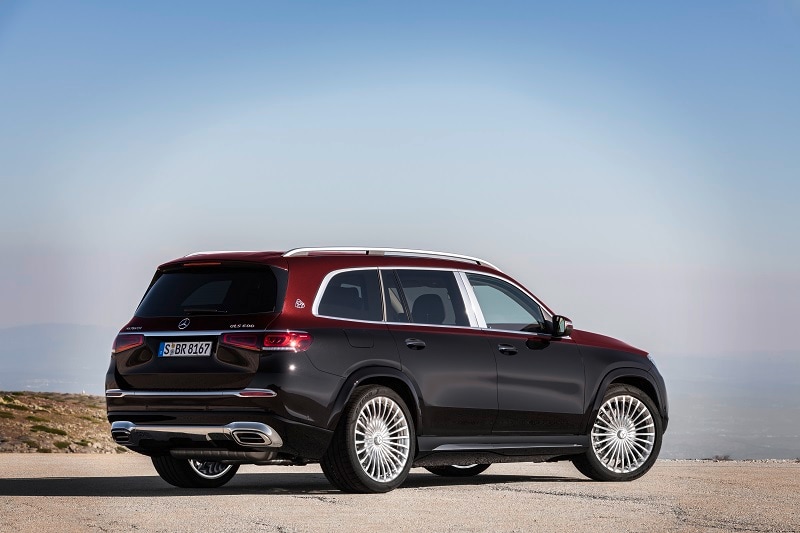 Exterior view of the 2021 Mercedes-Maybach GLS 600