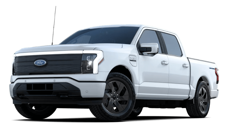 Ford F-150 Lightning in Star White Metallic