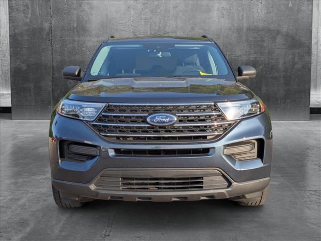 Used 2022 Ford Explorer XLT with VIN 1FMSK8DHXNGA70861 for sale in Amherst, OH