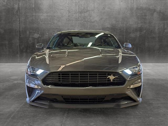 Certified 2021 Ford Mustang EcoBoost Premium with VIN 1FA6P8TD5M5128591 for sale in Amherst, OH