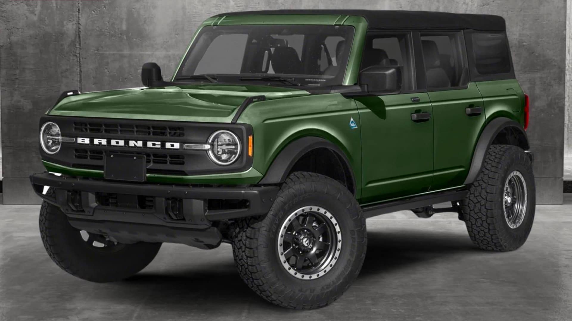 Ford Bronco in green
