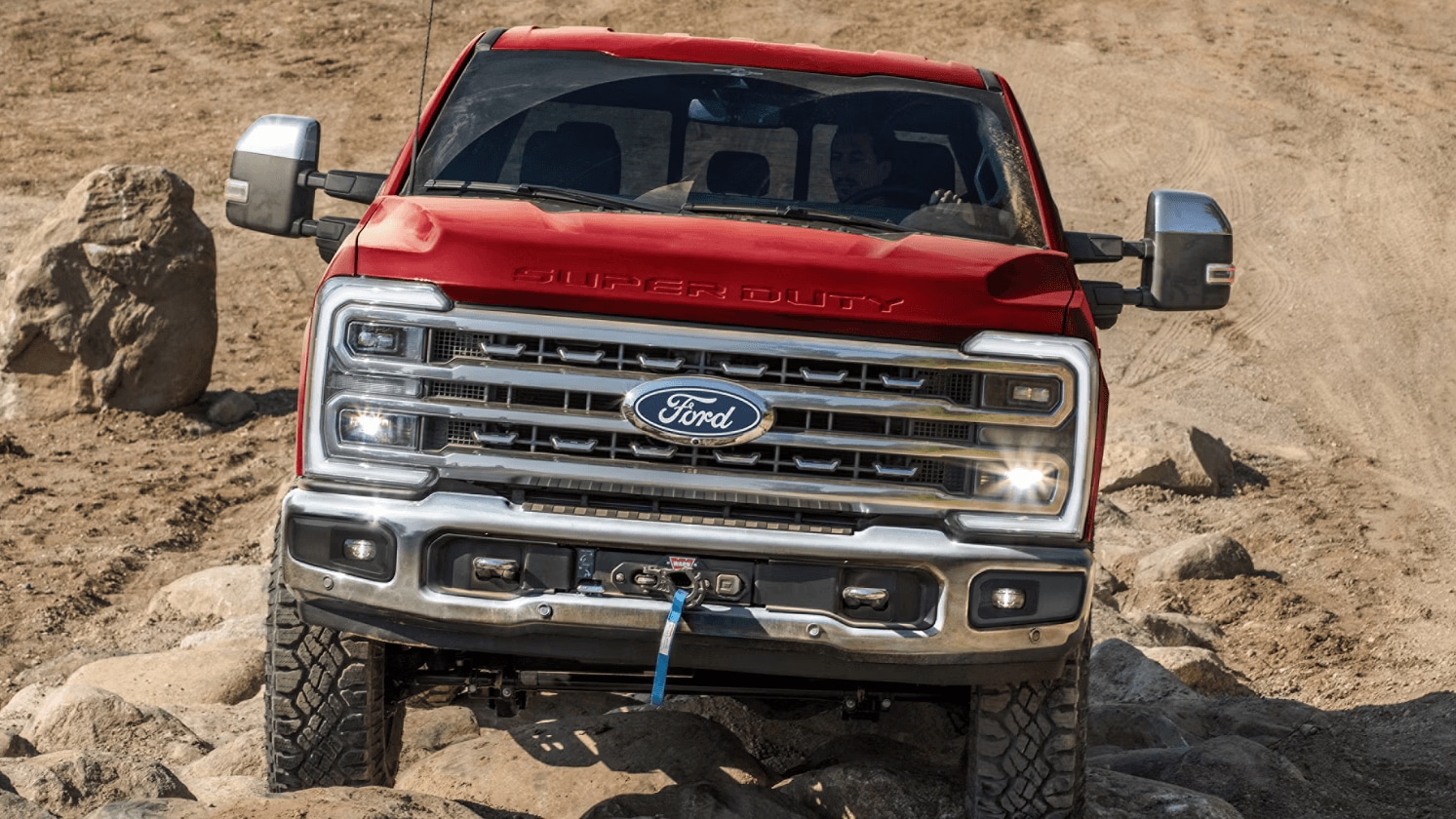 Ford Super Duty F-250 in Race Red