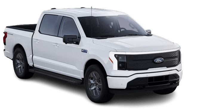 Ford F-150 Lightning in Oxford White