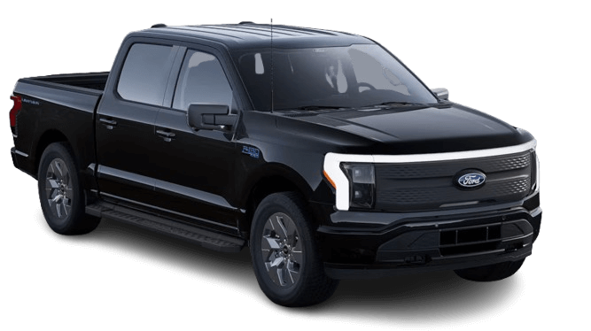 Ford F-150 Lightning in Agate Black Metallic
