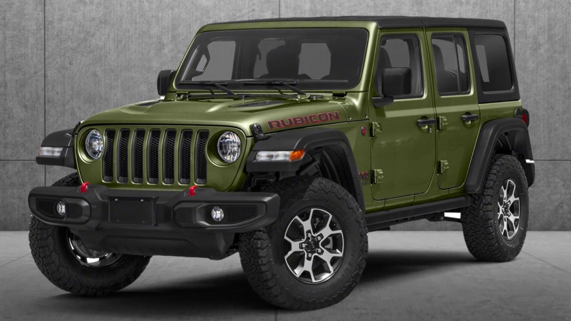 Jeep Grand Wrangler in green