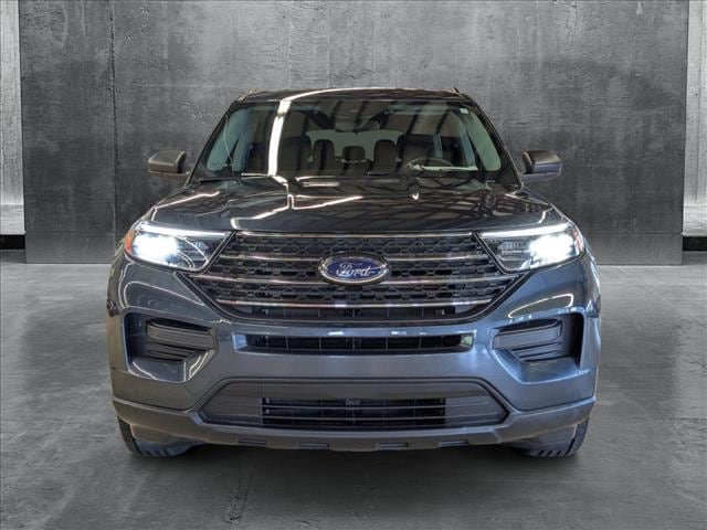 Used 2022 Ford Explorer XLT with VIN 1FMSK8DHXNGA70861 for sale in Amherst, OH