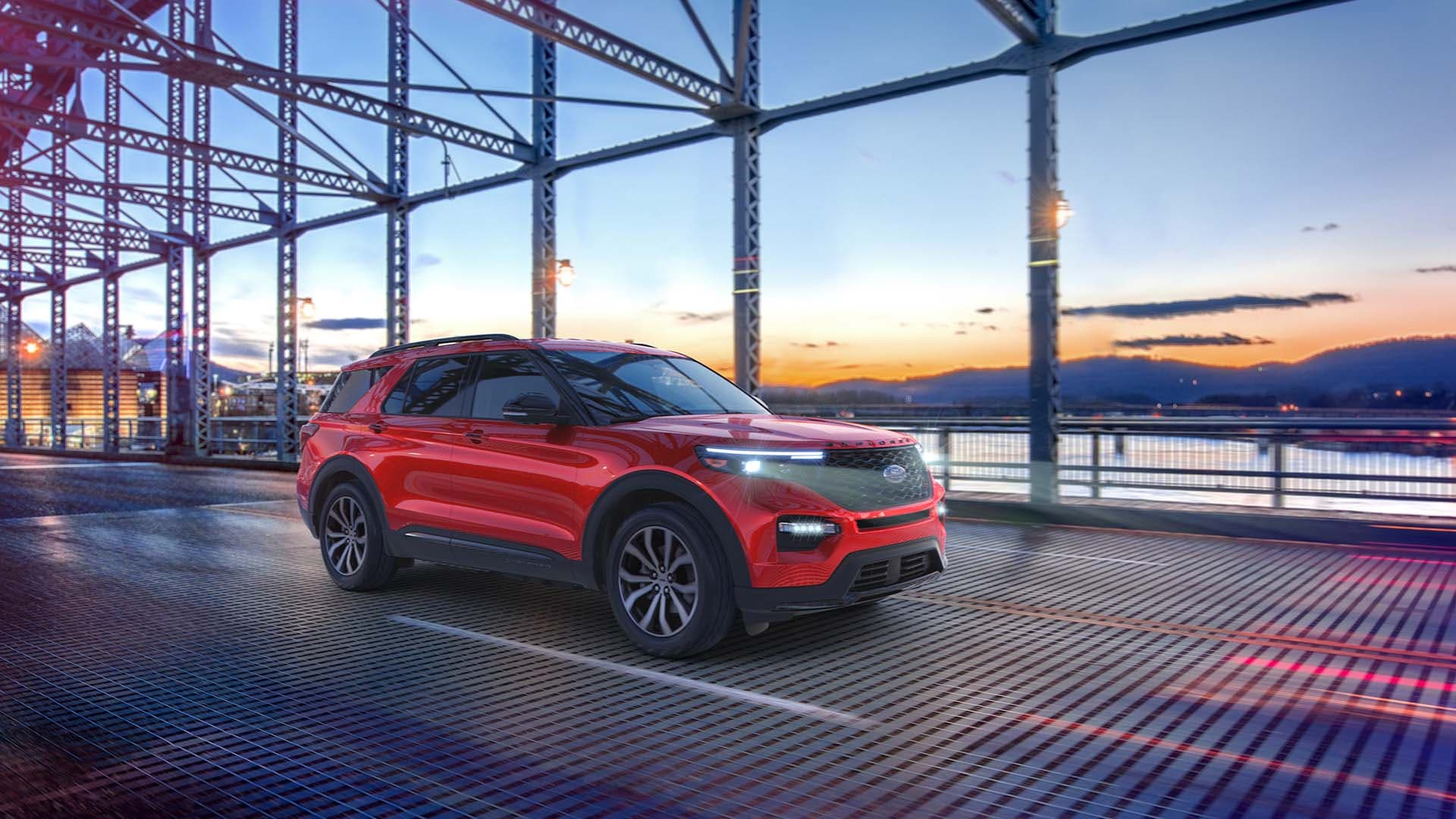 Exterior view of the 2022 Ford Explorer