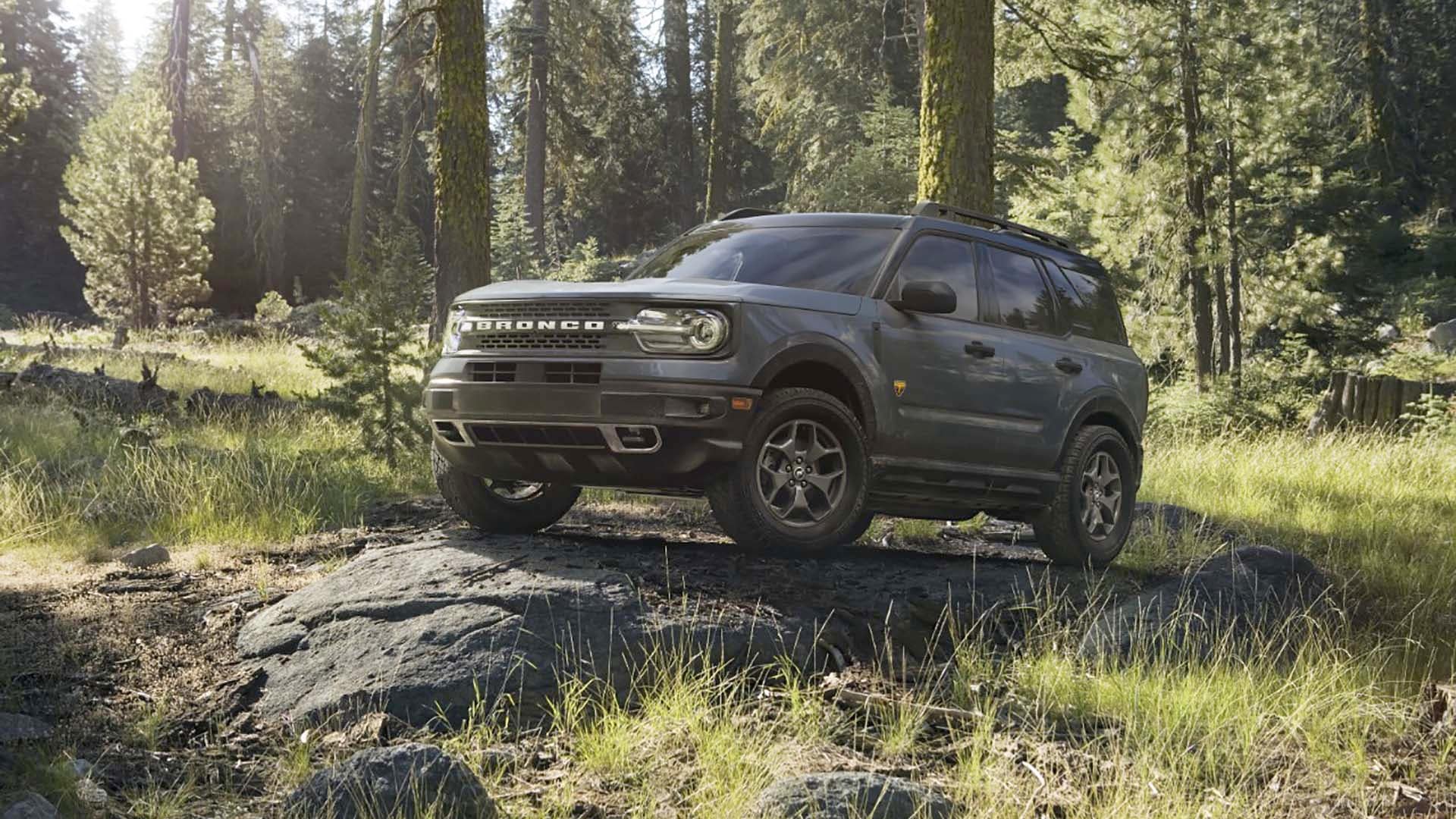 Exterior view of the 2022 Ford Bronco Sport