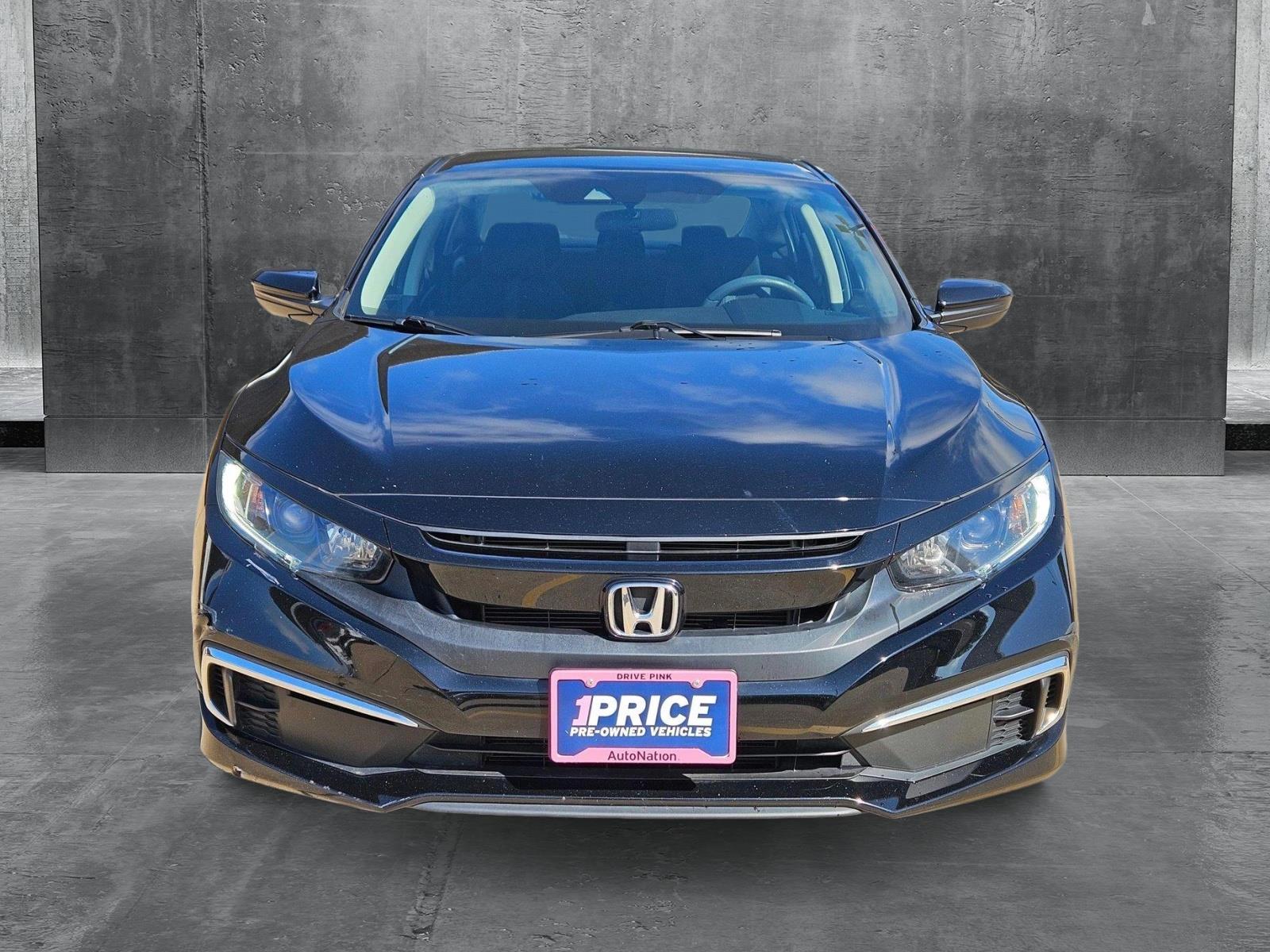 Used 2019 Honda Civic LX with VIN 2HGFC2F65KH589734 for sale in Arlington, TX