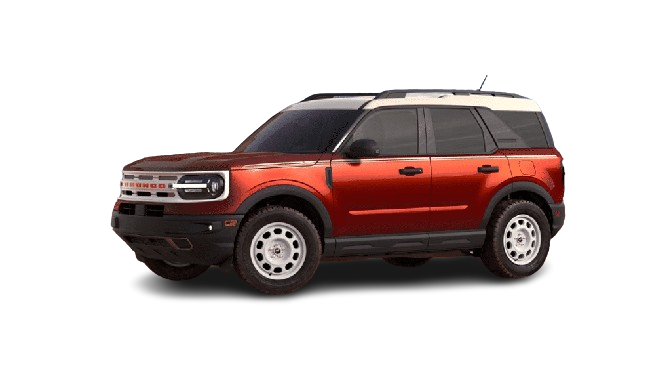 Ford Bronco Sport in Hot Pepper Red Metallic Tinted