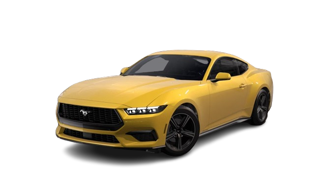 Ford Mustang in Yellow Splash Metallic Tri-Coat