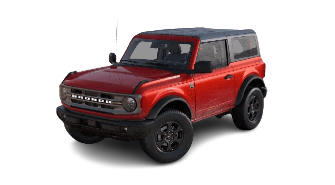 Ford Bronco in Hot Pepper Red Metallic Tinted Clearcoat