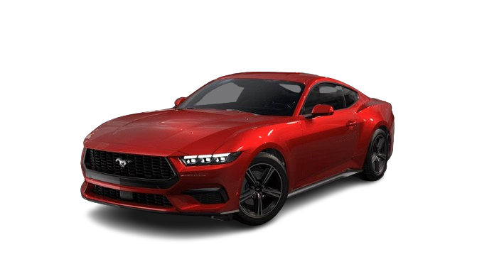 Ford Mustang in Rapid Red Metallic Tinted