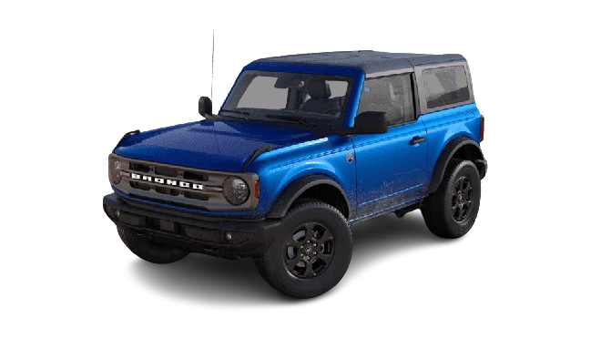 Ford Bronco in Velocity Blue Metallic