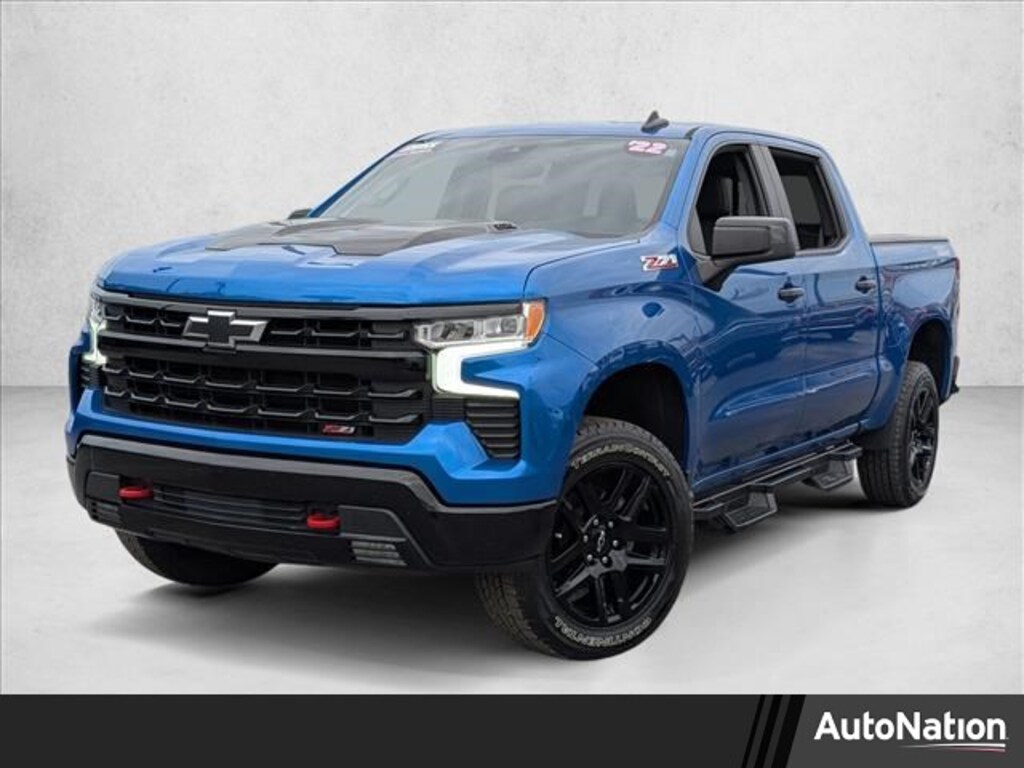 Used 2022 Chevrolet Silverado 1500 LT Trail Boss Truck Crew Cab