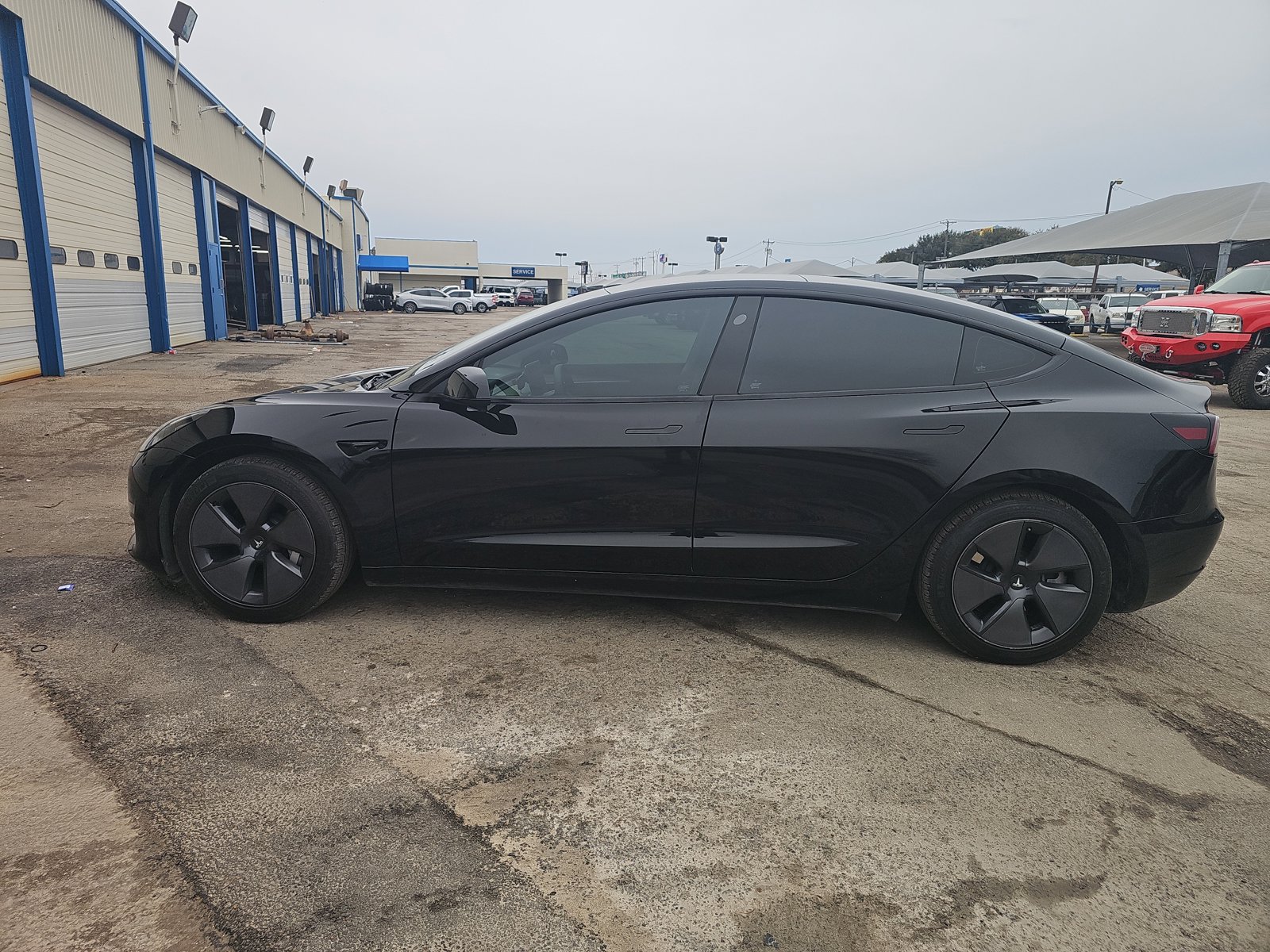Used 2023 Tesla Model 3 Base with VIN 5YJ3E1EAXPF564112 for sale in Burleson, TX