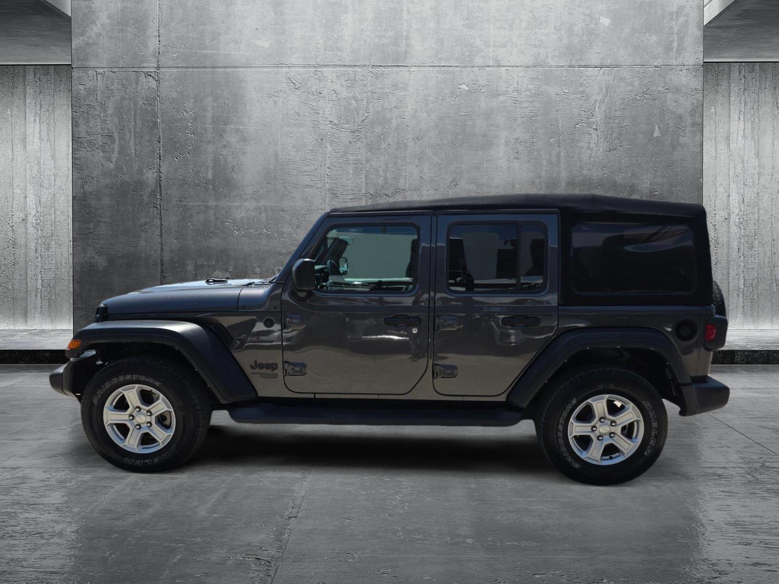 Used 2021 Jeep Wrangler Unlimited Sport S with VIN 1C4HJXDG8MW855869 for sale in Burleson, TX