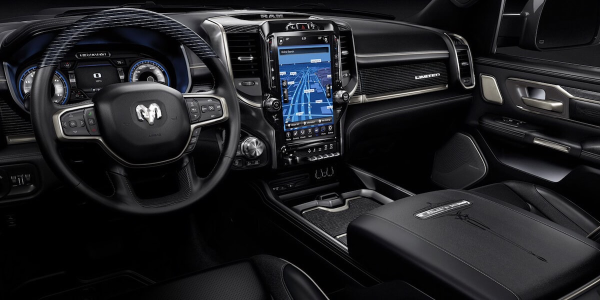 RAM 1500 Dashboard and Uconnect screen