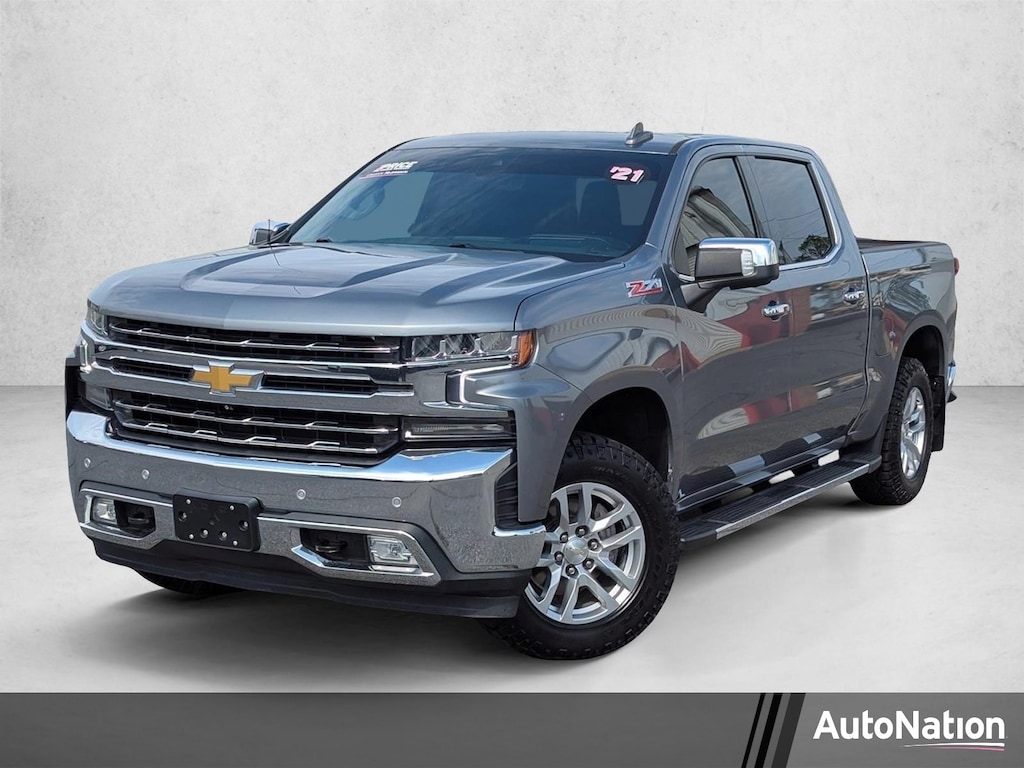 Used 2021 Chevrolet Silverado 1500 LTZ Crew Cab Pickup