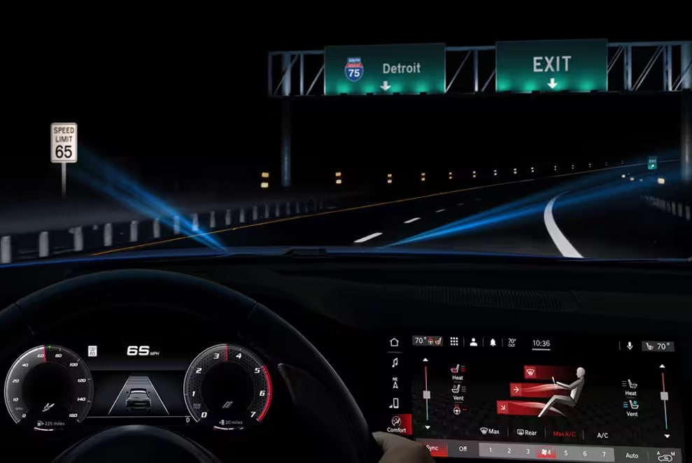 Illustration of Full-Speed Forward Collision
Warning.