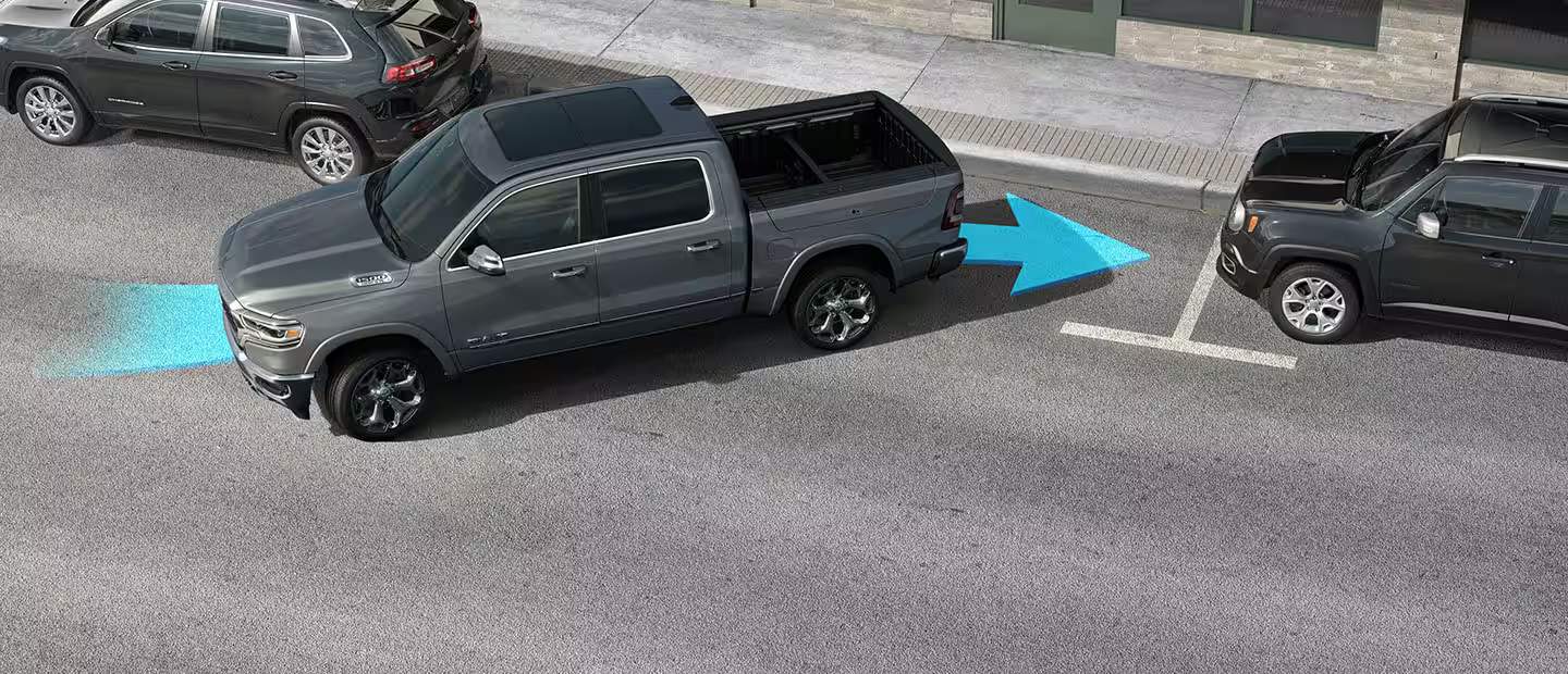 Parallel and Perpendicular Park Assist illustration of Parallel and Perpendicular Park Assist.