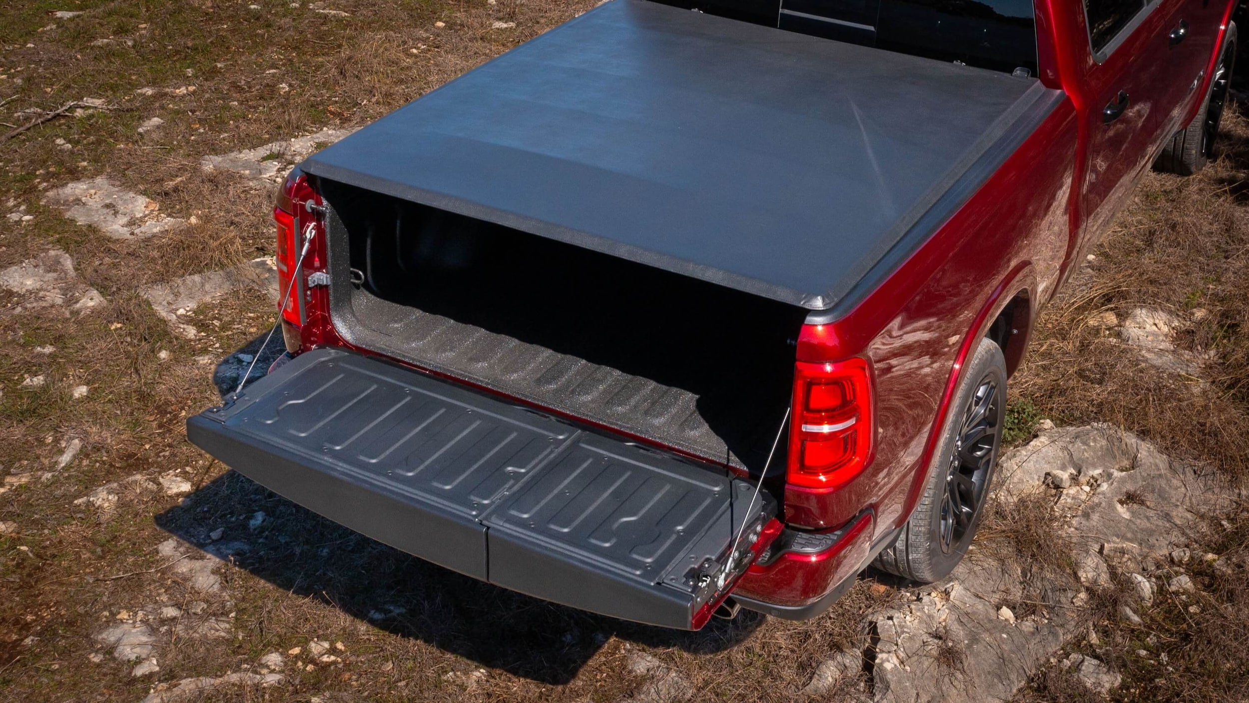Learn about the Ram 1500 Bed Size & Cargo Space Exterior shot of Ram 1500