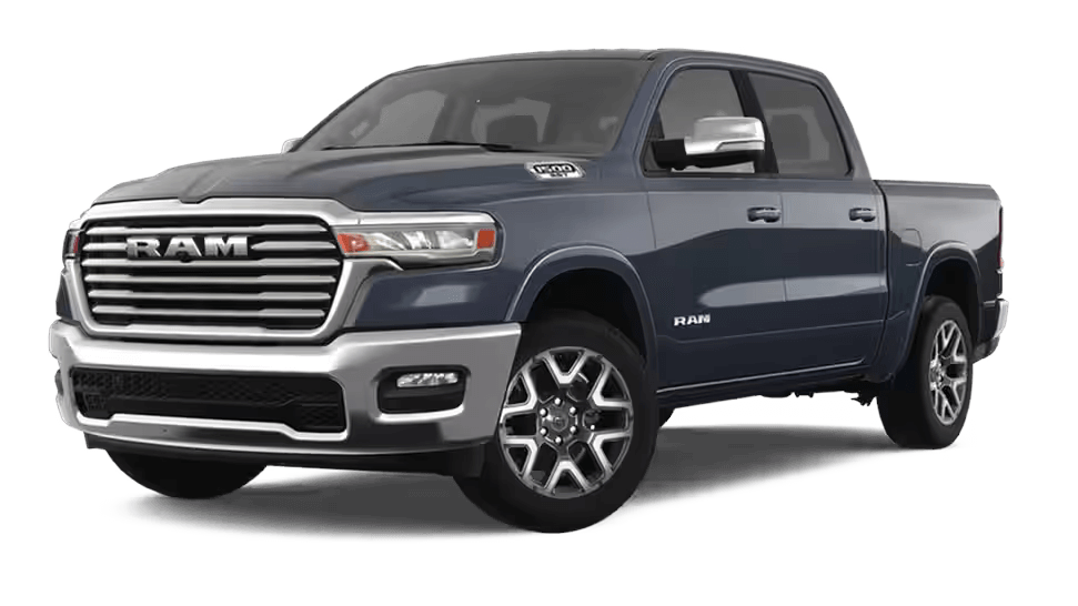 Learn about the exterior colors of the 2025 Ram 1500 2025 Ram 1500 in Forged Blue Metallic
