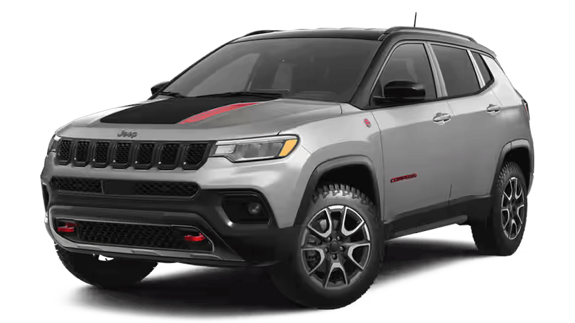 Jeep Compass in Silver Zynith & Black
