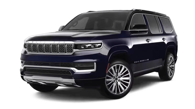 Learn about the Jeep Grand Wagoneer exterior color options Jeep Grand Wagoneer in Midnight Sky