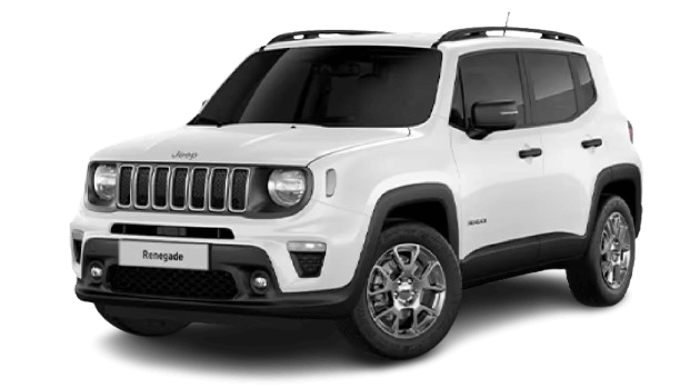 Jeep Renegade in Alpine White