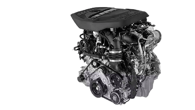 Learn about the 3.0L Hurricane engine Photo of the 3.0L Hurricane engine
