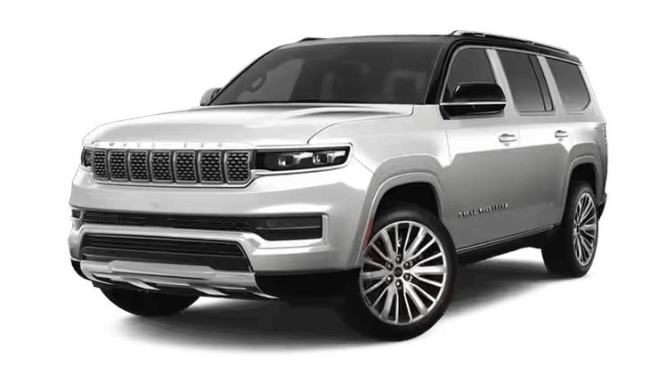 Learn about the Jeep Grand Wagoneer exterior color options Jeep Grand Wagoneer in Bright White with Black roof