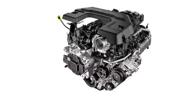 Learn about the 3.6L Pentastar® V6 engine Photo of the 3.6L Pentastar® V6 engine