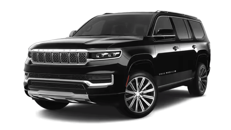Learn about the exterior colors of the 2025 Jeep Grand Wagoneer 2025 Jeep Grand Wagoneer in Diamond Black