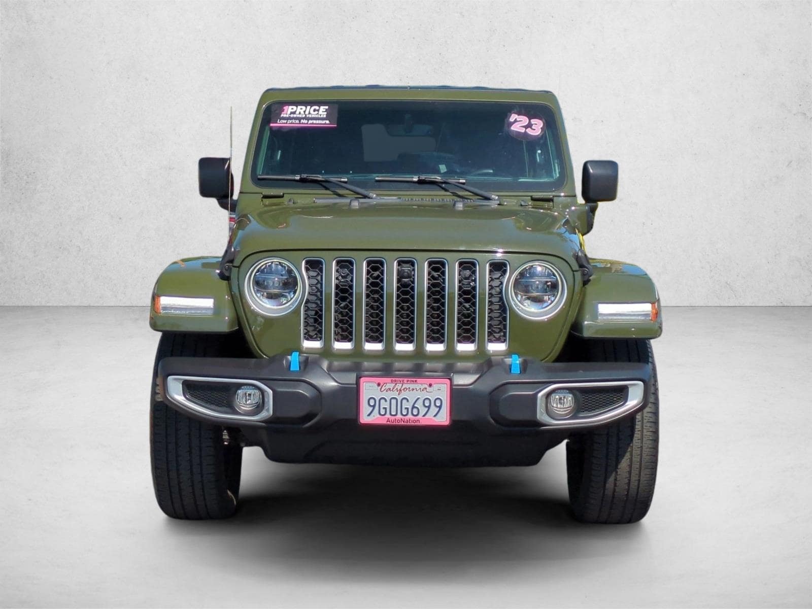 Certified 2023 Jeep Wrangler 4xe Sahara 4XE with VIN 1C4JJXP65PW579806 for sale in Carlsbad, CA