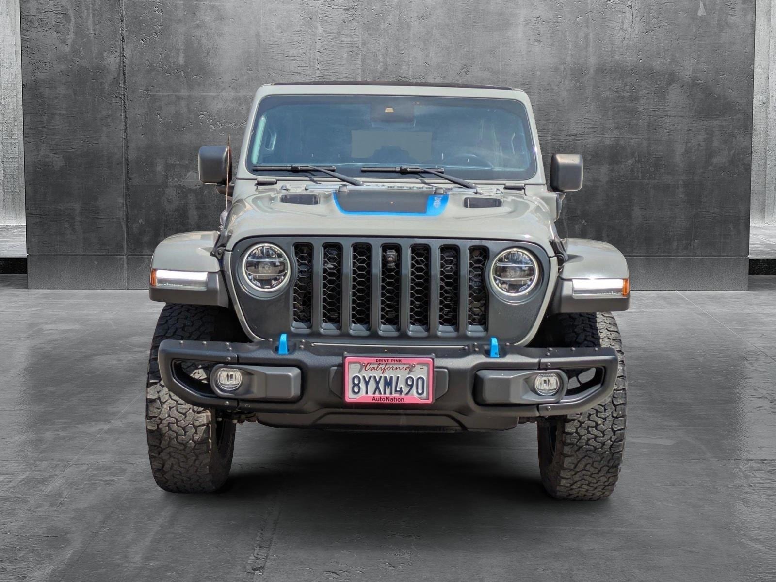 Certified 2021 Jeep Wrangler Unlimited Rubicon 4XE with VIN 1C4JJXR62MW858042 for sale in Carlsbad, CA