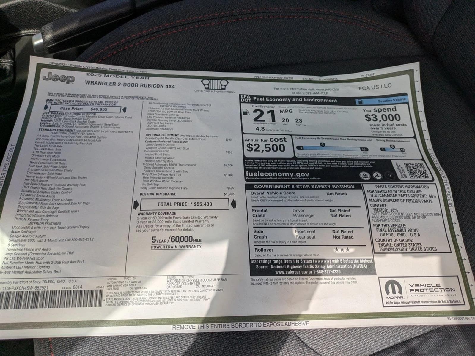 2025 Jeep Wrangler 2-Door Rubicon - Photo 17