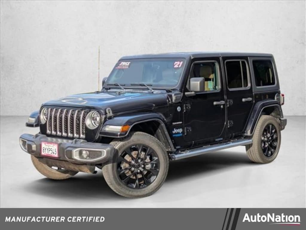 Used 2021 Jeep Wrangler 4xe Sahara SUV