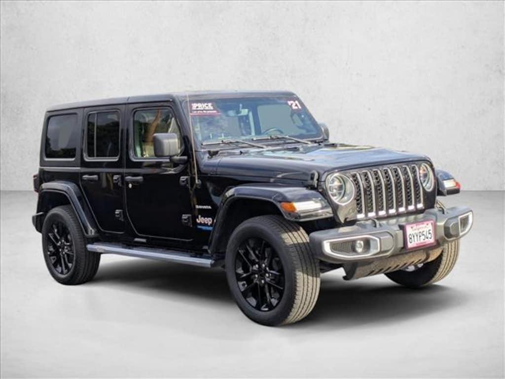 Used 2021 Jeep Wrangler 4xe Sahara SUV