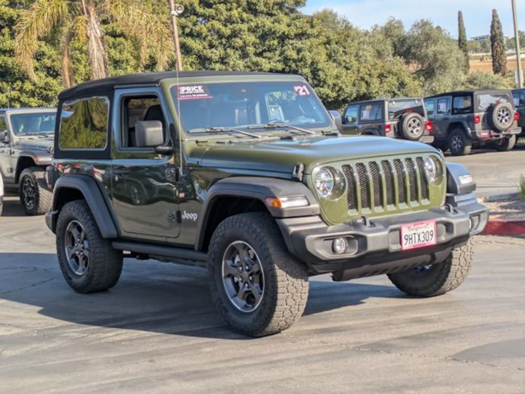 Certified 2021 Jeep Wrangler Sport SUV