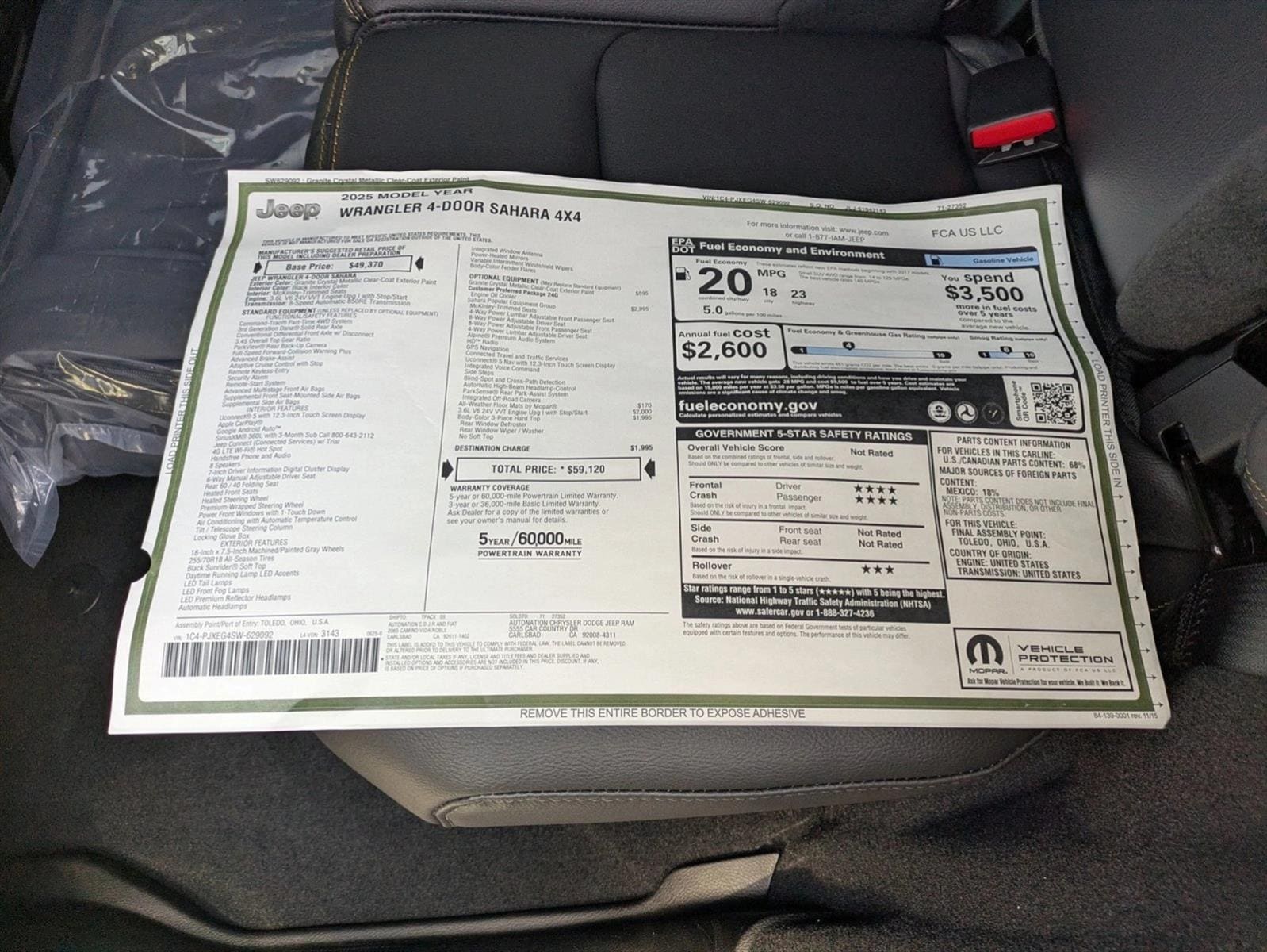 2025 Jeep Wrangler 4-Door Sahara - Photo 19