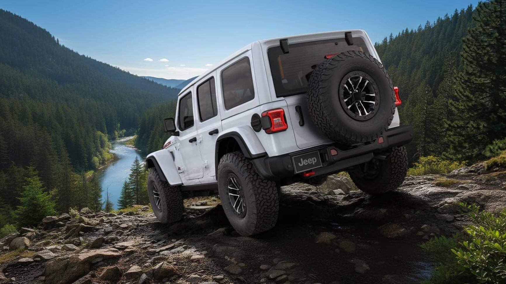 Jeep Wrangler in Bright White